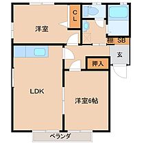 NKアムールI 201 ｜ 茨城県笠間市東平２丁目（賃貸アパート2LDK・2階・49.76㎡） その2