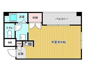 東京都葛飾区青戸1丁目（賃貸マンション1R・4階・19.00㎡） その2