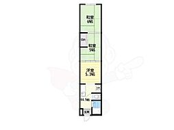 CanopusKashihara 3Kの間取図画像