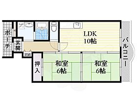 サンプラザ築山  ｜ 奈良県大和高田市大字築山（賃貸マンション2LDK・3階・50.00㎡） その2