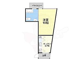 MdC 207 ｜ 奈良県橿原市新賀町（賃貸マンション1DK・2階・30.74㎡） その2