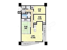 奈良県大和高田市日之出町（賃貸マンション3LDK・2階・70.97㎡） その2