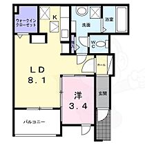 ル・シエル  ｜ 奈良県橿原市新口町（賃貸アパート1LDK・1階・36.41㎡） その2