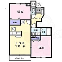 サニーセレノA  ｜ 奈良県御所市大字茅原（賃貸アパート2LDK・1階・53.28㎡） その2