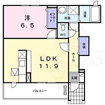 ジャルディーノ2  ｜ 奈良県橿原市城殿町263番2号（賃貸アパート1LDK・1階・45.12㎡） その2