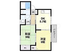 間取図画像 2DK