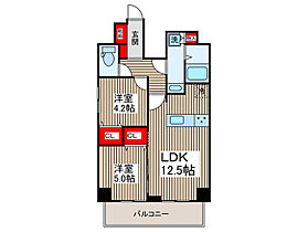 レオーネ錦糸町 801 ｜ 東京都墨田区緑3丁目4-4（賃貸マンション2LDK・8階・50.82㎡） その2