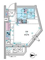 ジェノヴィア東向島IIIスカイガーデン 213 ｜ 東京都墨田区東向島5丁目41-3（賃貸マンション1R・2階・26.01㎡） その2