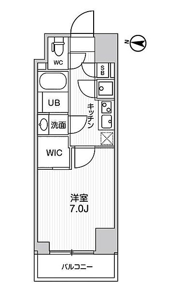 ガリシア森下V 602｜東京都墨田区千歳3丁目(賃貸マンション1K・6階・25.58㎡)の写真 その2