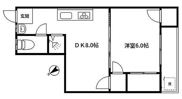 マコトビル 405｜東京都墨田区押上1丁目(賃貸マンション1DK・4階・30.00㎡)の写真 その2