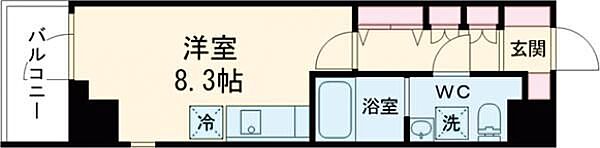 クオリタス押上業平 801｜東京都墨田区業平3丁目(賃貸マンション1R・8階・25.20㎡)の写真 その2