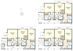 ラプソ一之江の間取図画像