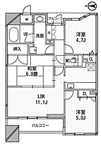 アーデンタワー新町 502 ｜ 大阪府大阪市西区新町2丁目16-17（賃貸マンション3LDK・5階・60.48㎡） その2