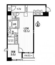 アーバンフラッツ瓦町 705 ｜ 大阪府大阪市中央区瓦町3丁目2-10（賃貸マンション1LDK・7階・54.16㎡） その2