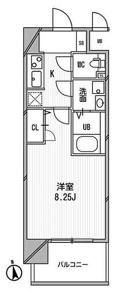 アーデン谷町 603｜大阪府大阪市中央区農人橋1丁目(賃貸マンション1K・6階・26.48㎡)の写真 その2