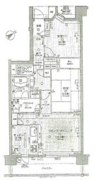 日神パレステージ三山シャインプレイス 2LDKの間取図画像