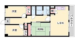 東加古川ハイタウンC棟 3LDKの間取図画像