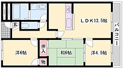 茜七番館 3LDKの間取図画像