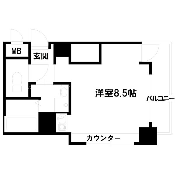 加古川尾上ヤングパレス ｜兵庫県加古川市尾上町今福(賃貸マンション1R・2階・25.08㎡)の写真 その2