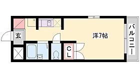 ジュネス新在家  ｜ 兵庫県加古川市平岡町新在家137-1（賃貸マンション1R・3階・21.90㎡） その2