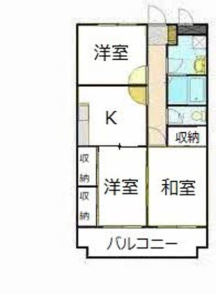 ヴァンヴェール・スドメゾンB ｜兵庫県高砂市中島３丁目(賃貸アパート3K・1階・56.07㎡)の写真 その2