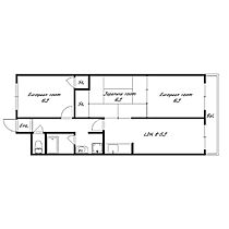 キャロットマンション  ｜ 兵庫県加古川市別府町新野辺2636（賃貸マンション3LDK・3階・59.40㎡） その2