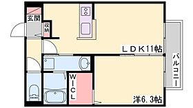 コスモス8－8  ｜ 兵庫県高砂市春日野町8番8-5（賃貸アパート1LDK・1階・40.79㎡） その2