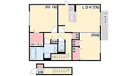 サンハイム  ｜ 兵庫県加古郡播磨町二子大坪219-1（賃貸アパート2LDK・2階・69.06㎡） その2