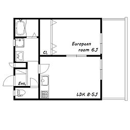 間取図画像 1LDK