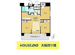 エステムプラザ福島ジェネル 3LDKの間取図画像