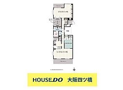 メロディーハイム大手通 2LDKの間取図画像