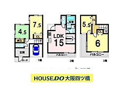酉島三丁目中古戸建 4LDKの間取り