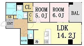 グレンパーク梅田北  ｜ 大阪府大阪市北区中崎3丁目（賃貸マンション2LDK・9階・60.22㎡） その2