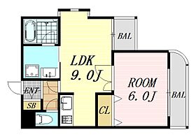 ASKコート  ｜ 大阪府大阪市東淀川区西淡路2丁目（賃貸マンション1LDK・5階・37.30㎡） その2