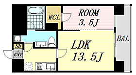 アスール江坂3rd  ｜ 大阪府吹田市江坂町1丁目（賃貸マンション1LDK・2階・33.61㎡） その2