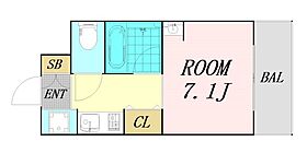 SQUARE福島野田  ｜ 大阪府大阪市福島区玉川4丁目（賃貸マンション1R・3階・17.10㎡） その1