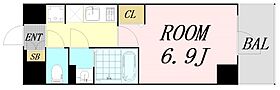 MELDIA CREST OSAKA NORTH  ｜ 大阪府大阪市東淀川区西淡路5丁目（賃貸マンション1K・7階・23.49㎡） その2