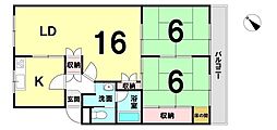 ニューハイツ光陽C棟　3階　2LDK