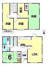 六十谷　中古戸建　2階5LDK