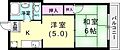 吉田マンション3階4.5万円