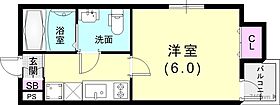 CASA松原 201 ｜ 兵庫県神戸市兵庫区芦原通2丁目2-6（賃貸アパート1K・2階・20.18㎡） その2