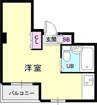 シャトー第9神戸 107 ｜ 兵庫県神戸市兵庫区夢野町2丁目4-1（賃貸マンション1R・1階・22.70㎡） その2