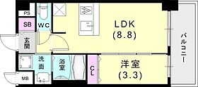 兵庫県神戸市長田区二番町3丁目7（賃貸マンション1LDK・4階・30.02㎡） その2