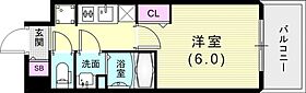 プレサンス神戸長田ラディアラ 303 ｜ 兵庫県神戸市長田区若松町1丁目9-2（賃貸マンション1K・3階・21.46㎡） その2