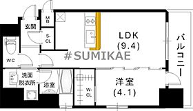 エステムコート新神戸II駅前山手  ｜ 兵庫県神戸市中央区熊内町4丁目13-22（賃貸マンション1LDK・15階・36.26㎡） その2