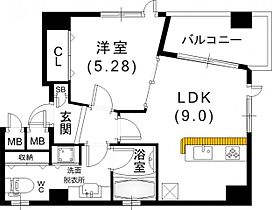 ポコアポコ三宮ハイタワー  ｜ 兵庫県神戸市中央区雲井通4丁目2（賃貸マンション1LDK・2階・38.04㎡） その2