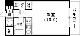 コーラルウェイII 206 ｜ 兵庫県神戸市中央区楠町6丁目3-9（賃貸マンション1R・2階・27.06㎡） その2