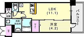 新神戸Vita  ｜ 兵庫県神戸市中央区熊内町7丁目3-11（賃貸マンション1LDK・4階・40.04㎡） その2