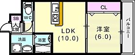 ヴィラ・ブリリオ神戸北野  ｜ 兵庫県神戸市中央区北野町4丁目19-39（賃貸アパート1LDK・3階・40.01㎡） その2