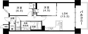 ワコーレシティ神戸元町  ｜ 兵庫県神戸市中央区下山手通8丁目16-3（賃貸マンション2LDK・6階・54.89㎡） その2